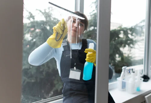 Nettoyage de vitres intérieures et extérieures à Marie